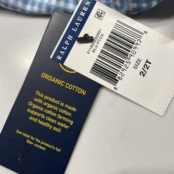 Polo Ralph Lauren- Girls Blue Patch Leggings Perfect for March Break or gift - Picture 4 of 5